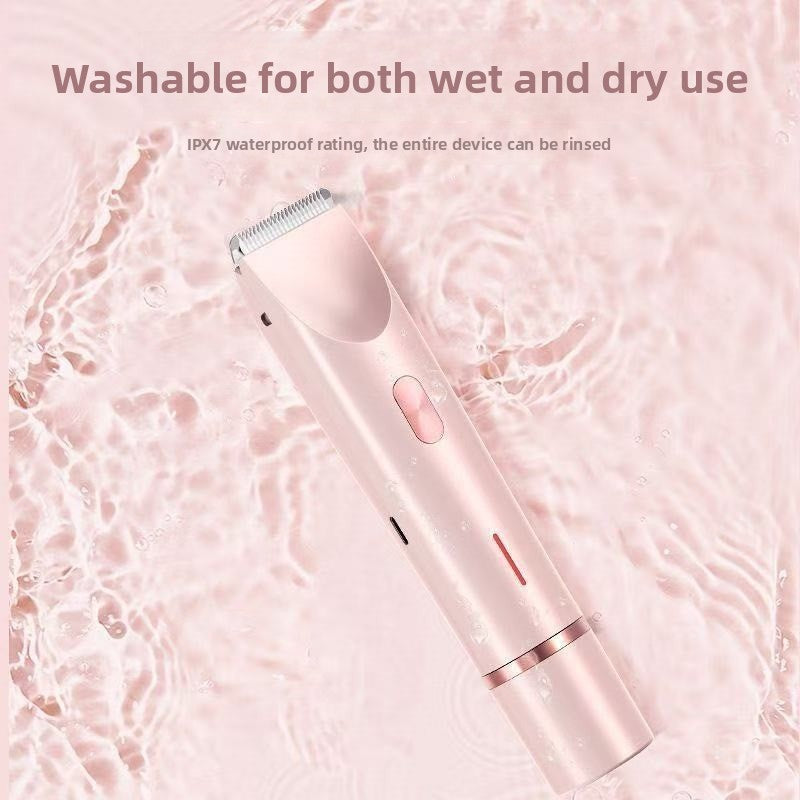 Dual-Head Rechargeable Electric Body Shaver