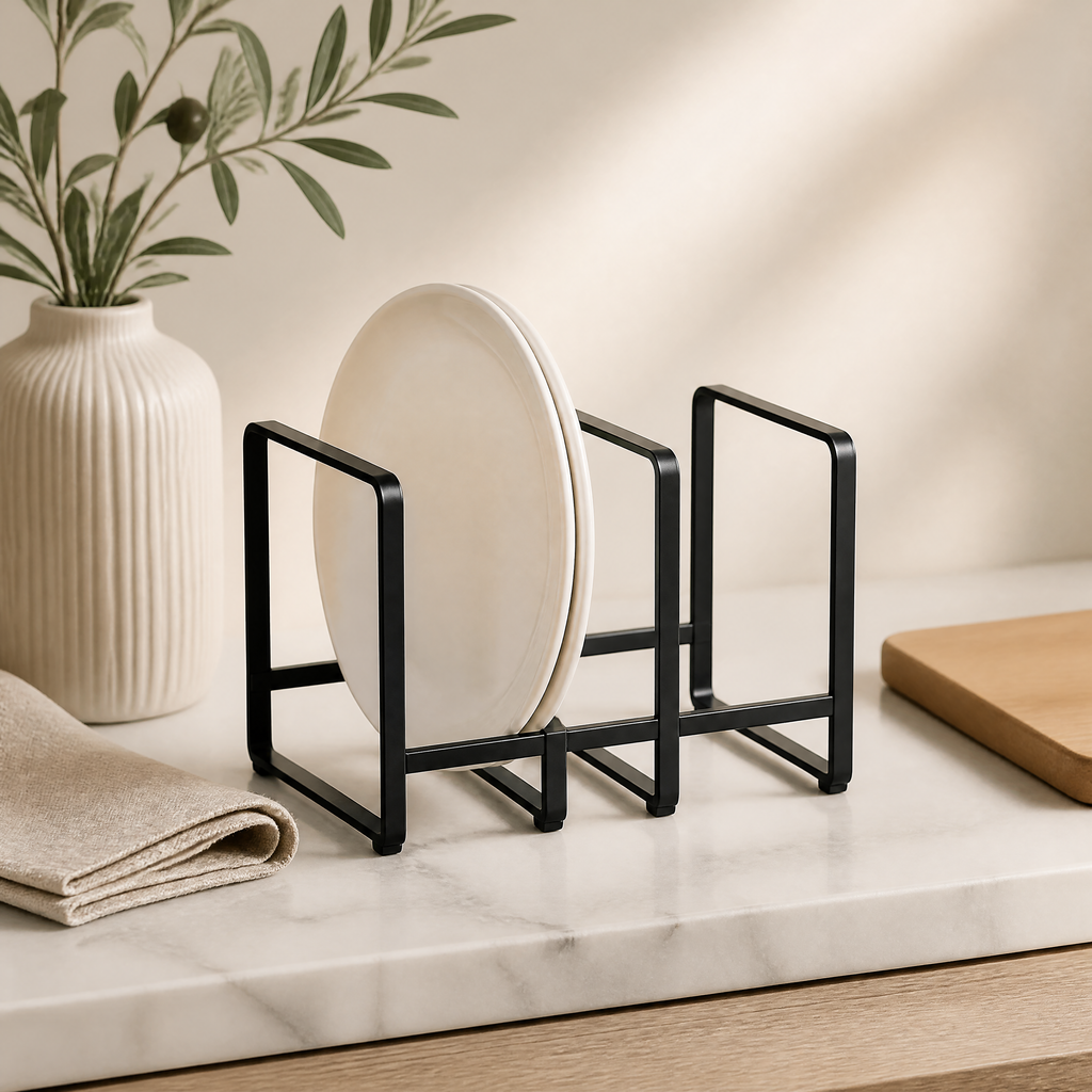 Vertical Dish Drying Rack – Space-Saving Met - studio