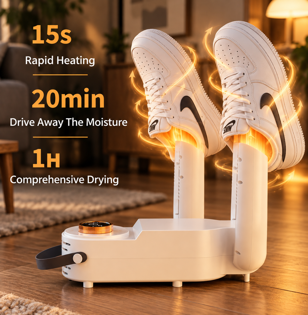 Portable Shoe Dryer — Warm Air Deodorizing Shoe Care