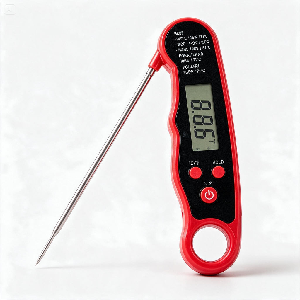 Digital Food Thermometer – Instant-Read with Backlit Display