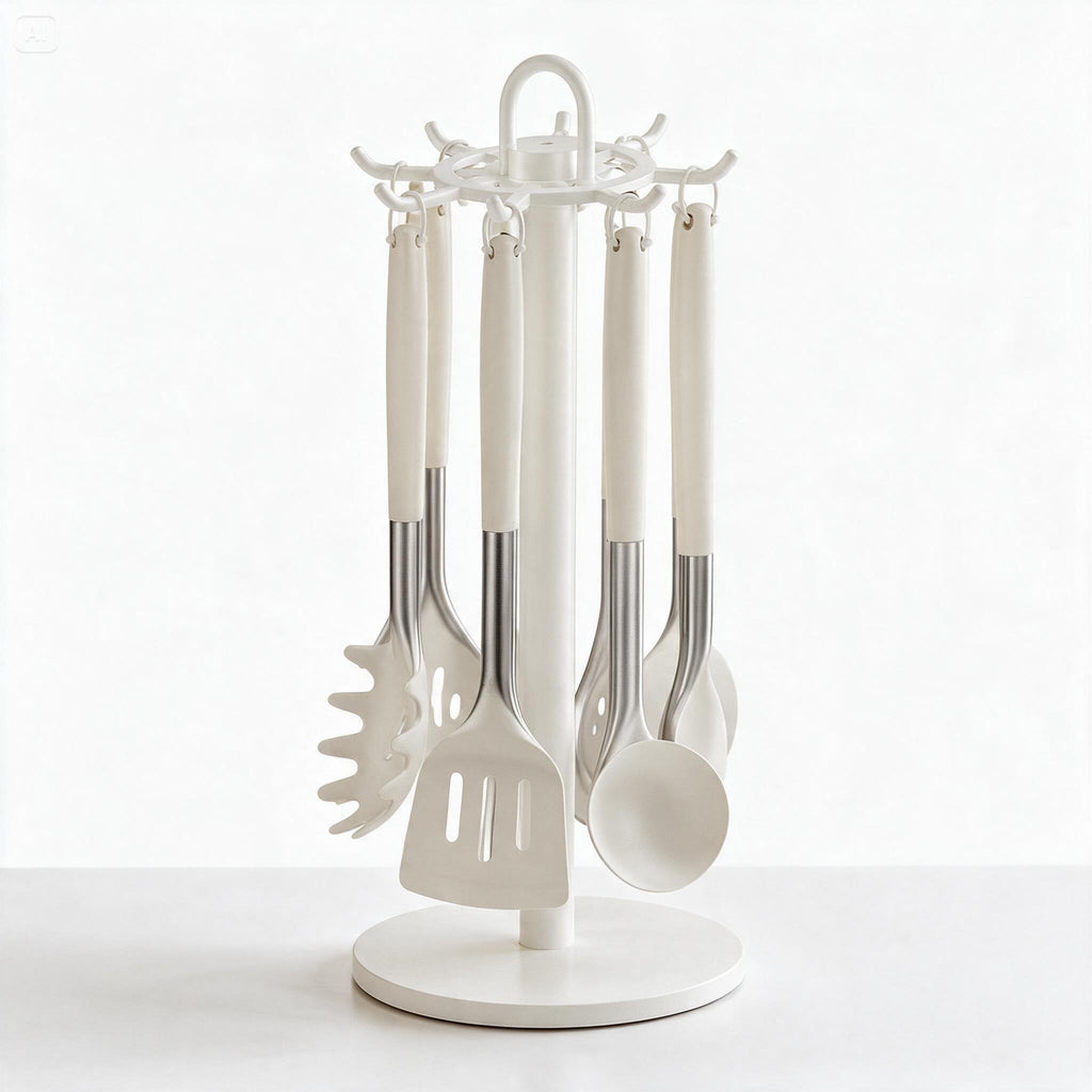 360° Rotating Kitchen Tool Organizer Stand