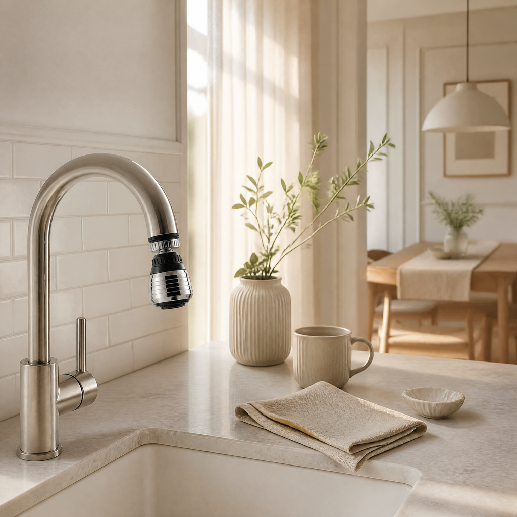 360° Faucet Aerator with 2 Spray Modes – Wat - lifestyle