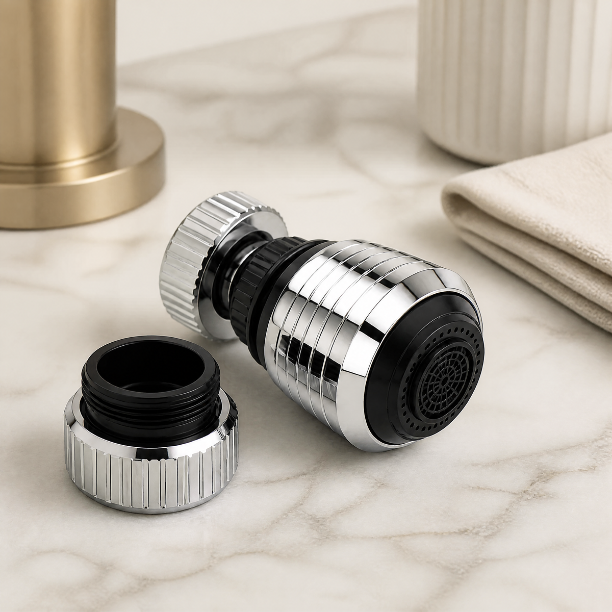 360° Faucet Aerator with 2 Spray Modes – Wat - angle