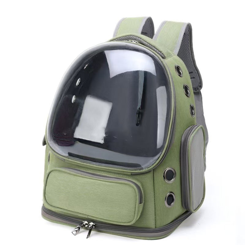 Transparent Pet Carrier Backpack with Ventilation