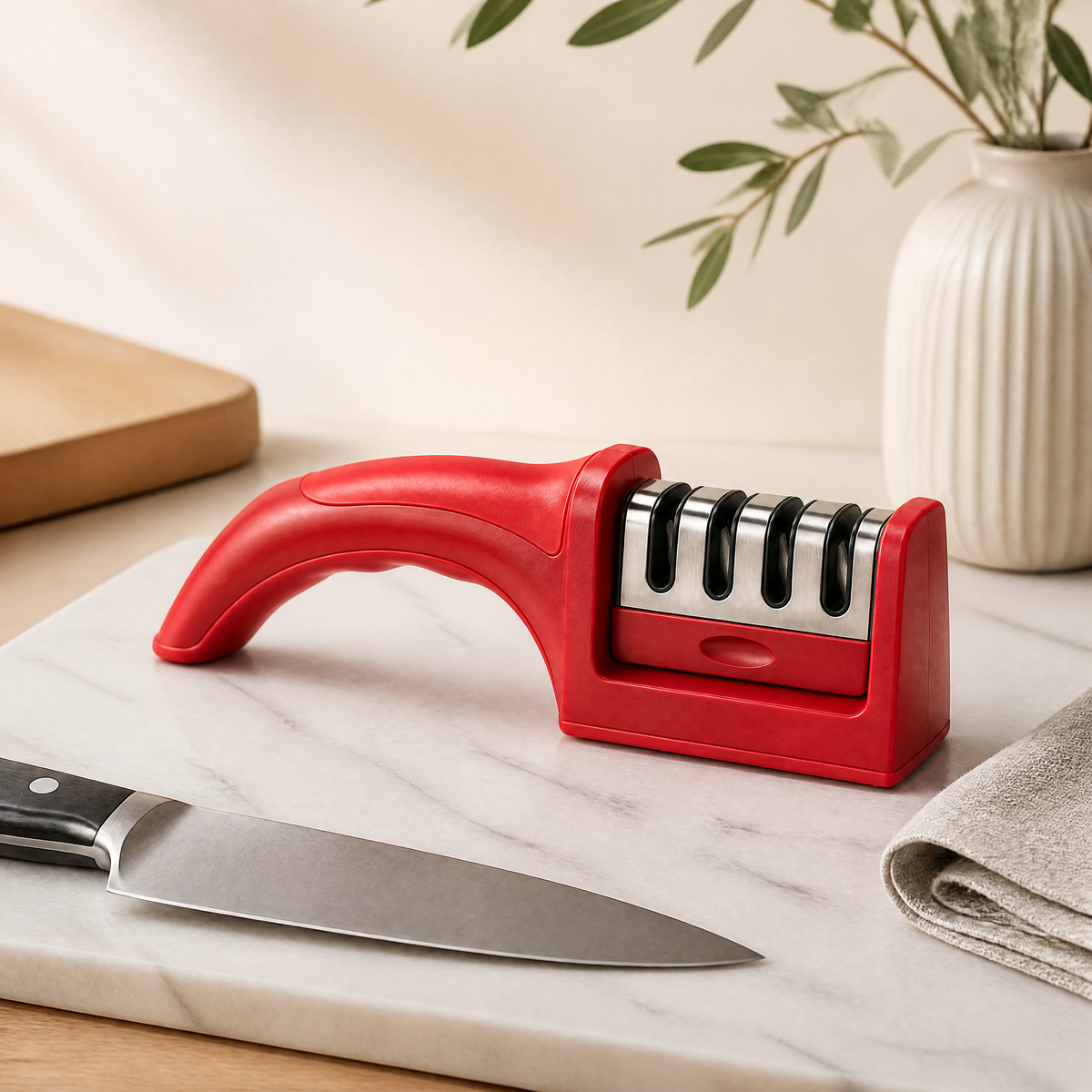 4-Stage Handheld Knife Sharpener - studio