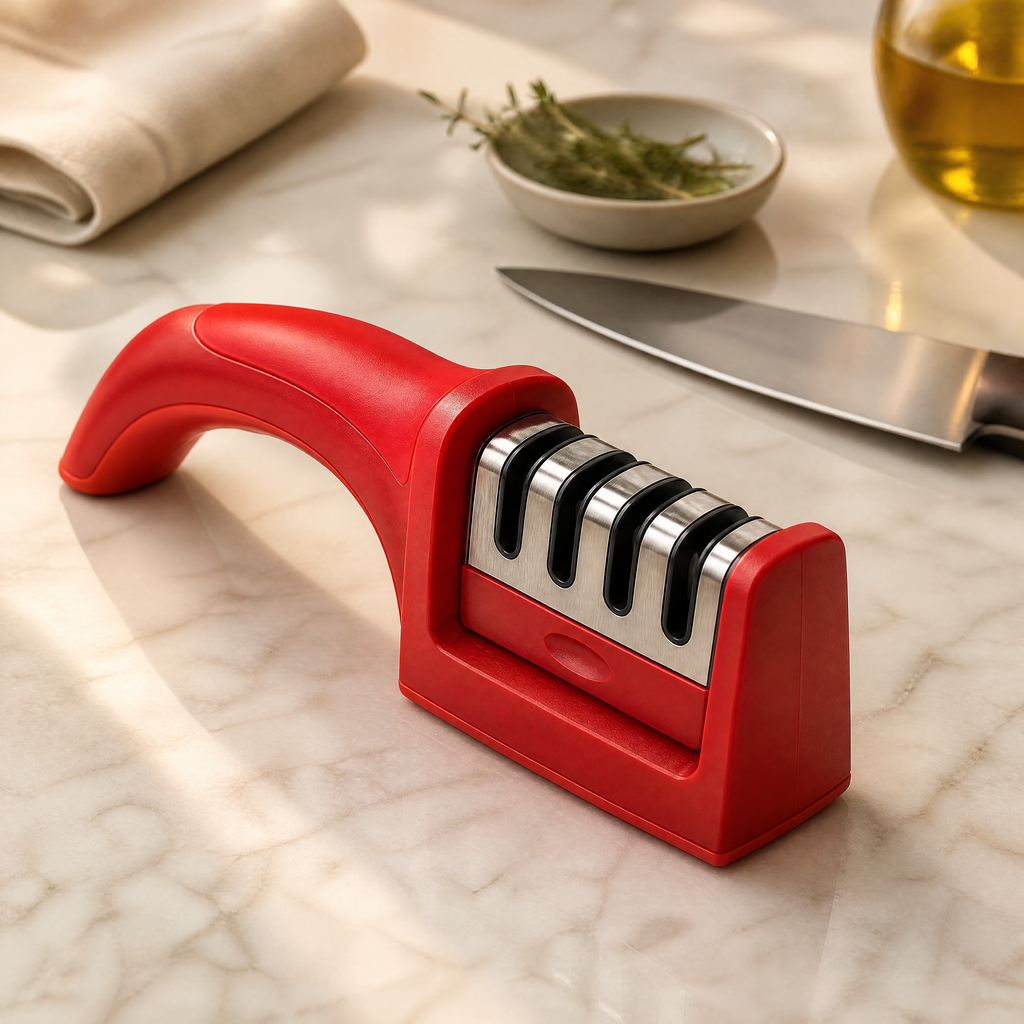 4-Stage Handheld Knife Sharpener - angle