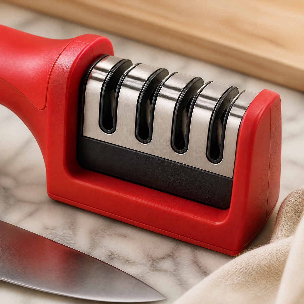 4-Stage Handheld Knife Sharpener - detail
